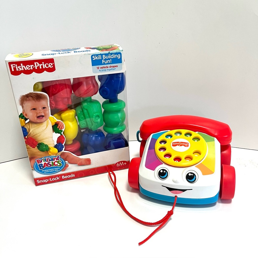 Fisher Price Snap Lock Beads & Chatter Telephone